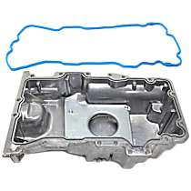 2-Piece Kit Oil Pan, Aluminum, 3.0L 6Cyl,  Includes (1) Oil Pan and (1) Oil Pan Gasket