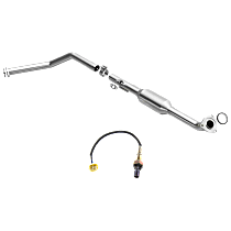 2-Piece Kit Driver Side Catalytic Converter, CARB and Federal EPA Standards, 50-state Legal, EO# D-193-145, Eng Fam No: 4Tyxt04.7W1W, 8 Cyl Naturally Aspirated, California Series, includes (1) Oxygen Sensor and (1) Catalytic Converter