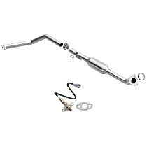 2-Piece Kit Driver Side Catalytic Converter, CARB and Federal EPA Standards, 50-state Legal, EO# D-193-145, Eng Fam No: 4Tyxt04.7W1W, 8 Cyl Naturally Aspirated, California Series, includes (1) Oxygen Sensor and (1) Catalytic Converter