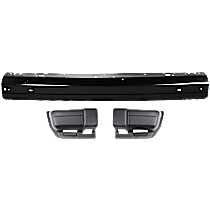 3-Piece Kit, Front Bumper, Painted Black, Includes (1) Bumper and (2) Bumper End