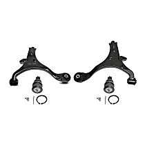 4-Piece Kit Front, Driver and Passenger Side, Lower Control Arm Kit, Includes (2) Ball Joint and (2) Control Arm