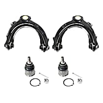 4-Piece Kit Front, Driver and Passenger Side, Upper Control Arm Kit, Front Wheel Drive,  Includes (2) Ball Joint and (2) Control Arm