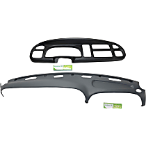 Dash Cover Kit, Presidio Gray, Fits Models With 3.0in. Deep Top Lip, Dash Cover Overlay, includes Instrument Panel Cover