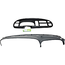 Dash Cover Kit, Graphite Gray, Fits Models With 3.0 in. Deep Top Lip, includes Instrument Panel Cover