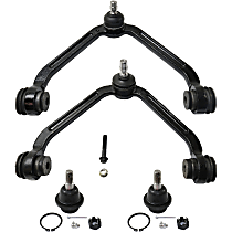 Front, Driver and Passenger Side, Upper Control Arm Kit, includes Ball Joints