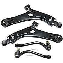 4-Piece Kit Front, Driver and Passenger Side, Lower Control Arm with Tie Rod Ends, All Wheel Drive/Front Wheel Drive
