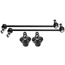 4-Piece Kit Front Suspension Kit, includes (2) Ball Joint and (2) Sway Bar Link