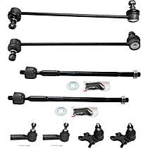 8-Piece Kit Front, Driver and Passenger Side Suspension Includes  Ball Joints, Sway Bar Links, and Tie Rod Ends