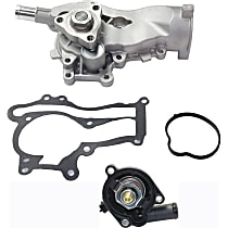 Water Pump Kit, 1.4 Liter Engine, With Gasket, includes Thermostat Housing