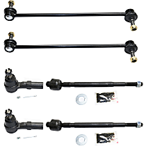 6-Piece Kit Front Suspension Kit, includes (2) Sway Bar Link and (4) Tie Rod End