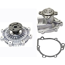 Water Pump Kit, 1.8/2.0 Liter Engines, With Gasket, includes Fan Clutch