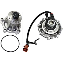 Water Pump Kit, 5.4 Liter Engine, With Gasket, includes Fan Clutch