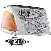 2-Piece Kit Passenger Side Halogen Headlight, With bulb(s), OE Replacement,  Includes (1) Corner Light and (1) Headlight