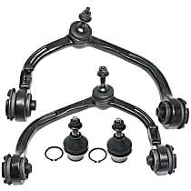 4-Piece Kit Front, Driver and Passenger Side, Upper Control Arm Kit, Includes (2) Ball Joint and (2) Control Arm