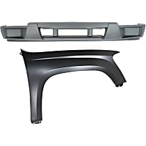 2-Piece Kit Front, Passenger Side Fender, Non-Xtreme Models, For Models Without Sport Package, Includes (1) Bumper Cover and (1) Fender