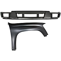 2-Piece Kit Front, Passenger Side Fender, Non-Xtreme Models, For Models Without Sport Package, Includes (1) Bumper Cover and (1) Fender