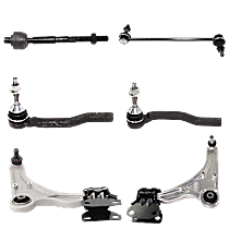 8-Piece Kit Front Suspension Kit,  Includes (2) Control Arm, (2) Sway Bar Link, and (4) Tie Rod End