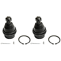14-Piece Kit Front, Driver and Passenger Side, Upper and Lower Ball Joint, Without Kinetic Dynamic Suspension,  Includes (4) Ball Joint, (2) Steering Rack Boot, (4) Sway Bar Link, and (4) Tie Rod End