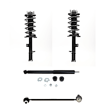 6-Piece Kit Front Suspension Kit, includes (4) Shock Absorber and Strut Assembly and (2) Sway Bar Link
