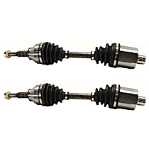 4-Piece Kit Front, Driver and Passenger Side Axle Assembly, Automatic Transaxle, Transfer Inner Stub Shaft From Original Axle to Replacement CV Axle., New, includes (2) Axle Assembly and (2) Wheel Hub