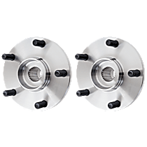8-Piece Kit Front, Driver and Passenger Side Wheel Hub, 5 Lugs, With Bearing,  Includes (2) Ball Joint, (2) Sway Bar Link, (2) Tie Rod End and (2) Wheel Hub