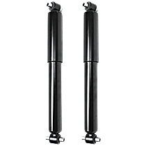 4-Piece Kit Rear Shock, FWD, includes (2) Shock Absorber and Strut Assembly and (2) Sway Bar Link