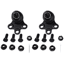 8-Piece Kit Front, Driver and Passenger Side, Lower Ball Joint, Includes (2) Sway Bar Link, and (4) Tie Rod End