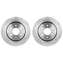 4-Piece Kit Front Brake Disc and Pad Kit, Plain Surface, 6 Lugs, 295.91 mm, XE, 4.0L 6Cyl,  Includes (2) Brake Disc and (1) Brake Pad Set