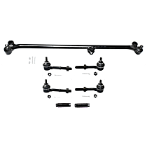 7-Piece Kit Front Center Link, Includes (2) Tie Rod Adjusting Sleeve, and (4) Tie Rod End