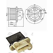 Blower Motor, With Blower Wheel