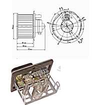 KIT-201009-12 Blower Motor and Resistor Kit