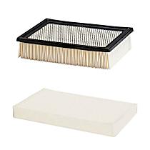 2-Piece Kit Dry Air Filter, 3.0L 6Cyl, Eng. VIN: U, FI, 12-Valves, PurolatorONE - 