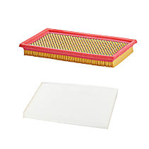 2-Piece Kit Dry Air Filter, 3.5L 6Cyl, enginedesignationname: VQ35DE, FI, PurolatorONE - 