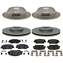 KIT-210513-1523 Front and Rear Brake Disc and Pad Kit, R-Line Series