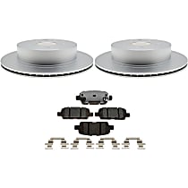 4-Piece Kit Brake Disc and Pad Kit, 3.5L 6Cyl, Element3 EHT Series  Includes (1) Brake Pad Set, (2) Brake Disc - 
