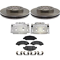 6-Piece Kit Brake Disc and Caliper Kit, R-Line Series  Includes (1) Brake Caliper, (1) Brake Pad Set, (2) Brake Disc