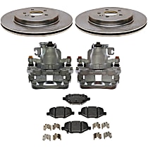 KIT-210516-333 Rear Brake Disc and Caliper Kit,, R-Line Series