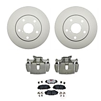 6-Piece Kit Front, Brake Disc and Caliper Kit, FWD, With 2 Rows Of Seats, Element3 Series  Includes (1) Brake Caliper, (1) Brake Pad Set, (2) Brake Disc