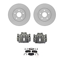6-Piece Kit Front, Brake Disc and Caliper Kit, Base, Element3 Series  Includes (1) Brake Caliper, (1) Brake Pad Set, (2) Brake Disc
