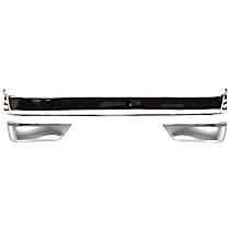 3-Piece Kit Step Bumper, For Models With Fender Flares, Without Sport Package, Chrome, Face Bar Only; With pad provision, Without mounting bracket(s),  Includes Face Bar and Bumper End(s)