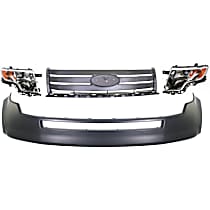 4-Piece Kit, Grille Chrome, Sport Utility, Includes (1) Bumper Cover, (1) Grille, and (2) Headlight