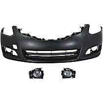 3-Piece Kit, Front Primed Bumper Cover, Coupe, Includes (1) Bumper Cover and (2) Fog Light