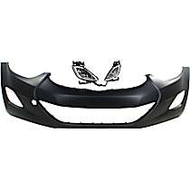 3-Piece Kit Front Primed Bumper Cover, USA Built Vehicle,  Includes (1) Bumper Cover and (2) Fog Light