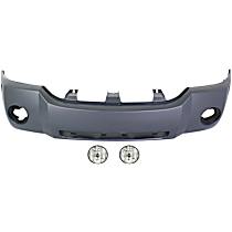 3-Piece Kit Front Primed Bumper Cover, Sport Utility,  Includes (1) Bumper Cover and (2) Fog Light