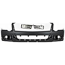 3-Piece Kit Front, Upper Primed Bumper Cover, CAPA Certified, Includes (1) Bumper Cover and (2) Fog Light