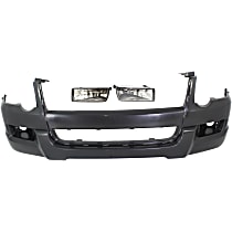 3-Piece Kit Front, Upper Primed Bumper Cover, CAPA Certified, Includes (1) Bumper Cover and (2) Fog Light