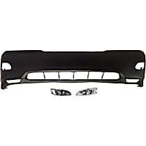 3-Piece Kit Front Primed Bumper Cover,  Includes (1) Bumper Cover and (2) Fog Light