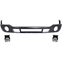 3-Piece Kit, Front Primed Bumper Cover, Includes (1) Bumper Cover and (2) Fog Light