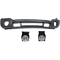 3-Piece Kit, Front Primed Bumper Cover, CAPA Certified, Includes (1) Bumper Cover and (2) Fog Light