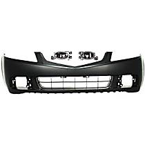 3-Piece Kit, Front Primed Bumper Cover, Includes (1) Bumper Cover and (2) Fog Light